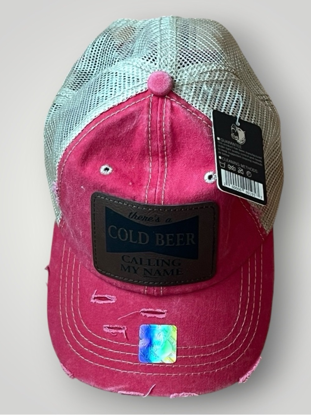 NWT Pitbull Pigment Vintage Trucker Cold Beer Mesh Hat